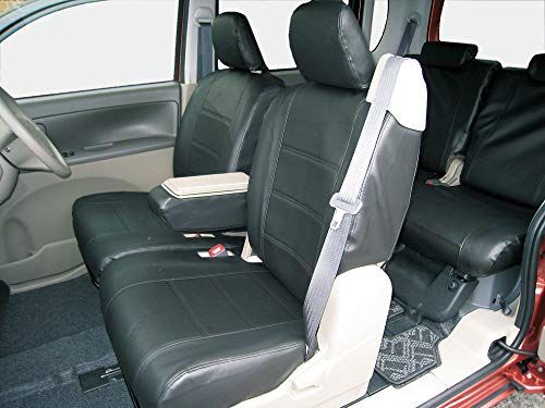 R◆ボンフォーム(BONFORM) シートカバー ソフトレザーDX M4-24Nタント 専用2列車 M4-24Nタント ブラック 4450-56BK