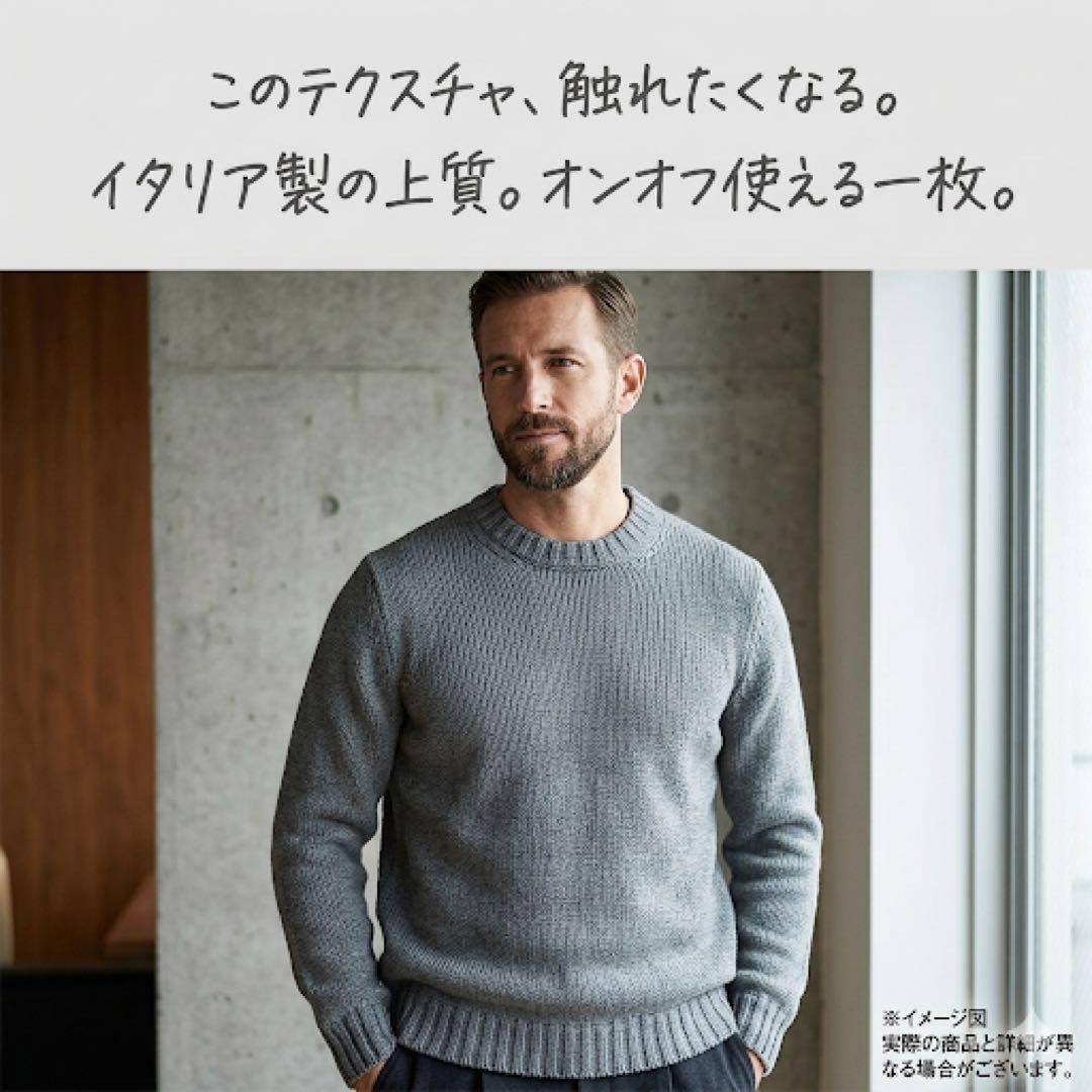 【美品】roberto collina イタリア製 ウール クルーネックニット