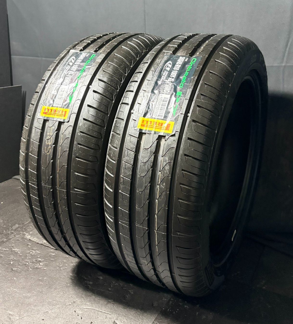 未使用　2019年製 約10分山 ピレリ　PIRELLI Cinturato P7 MO 245/45R18 2本 h_2459