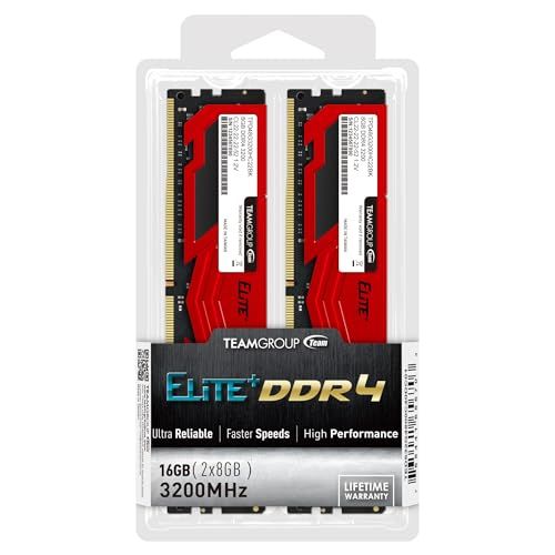 TEAMGROUP (旧称 Team) ELITE PLUS DDR4 3200MHz 16GB (8GBx2枚) PC4