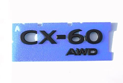 R◆マットブラック CX-60＋AWD(KH系) カーネームエンブレム