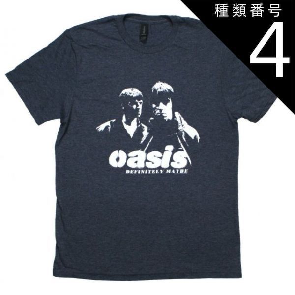 種類4：X-Large Oasis / Definitely Maybe Tee 11 (Heather Navy