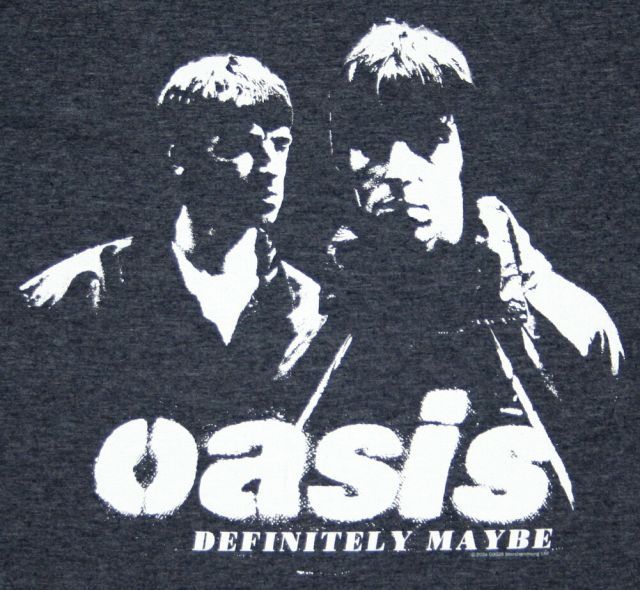 種類4：X-Large Oasis / Definitely Maybe Tee 11 (Heather Navy