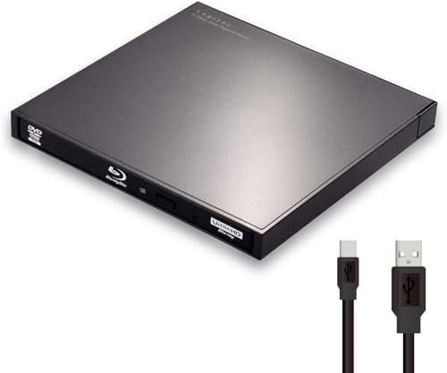 ロジテックダイレクト ポータブル ブルーレイドライブ 外付け 動画 再生 データ 保存 ソフト付き USB-C Type-C USB-A Type-A M-Disc BDXL 4K Ultra HD BD対応 LBD-LPWAWU3CSDB★ 692f2c4a