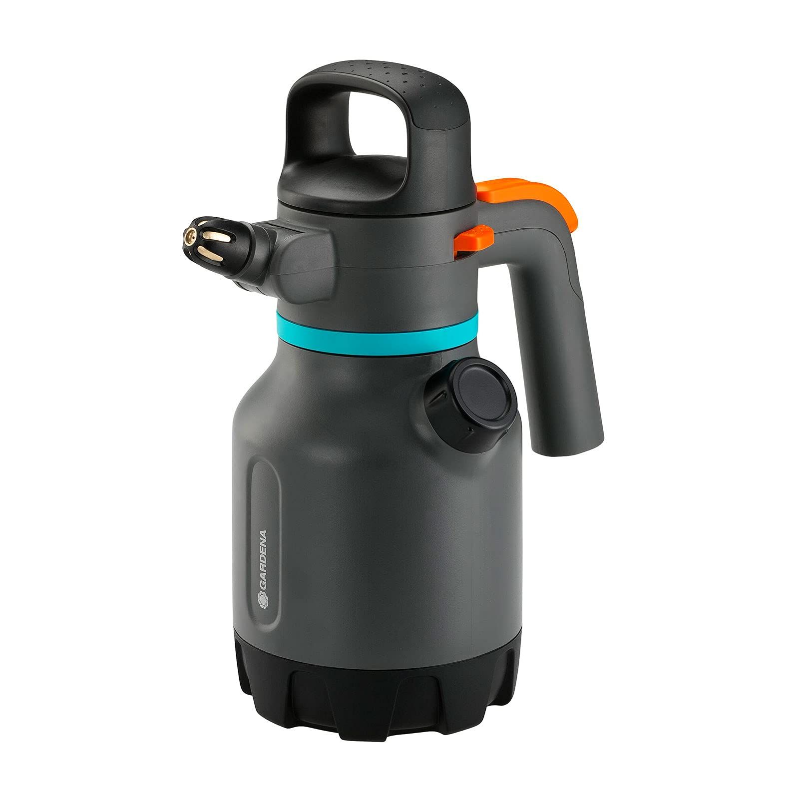 GARDENA(ガルデナ) 加圧式 霧吹きスプレー 1.25L 【斜めにしてもスプレーできる360°機能】【真鍮製ノズル】【噴霧タイプ切替可】【ドイツのガーデニングブランド】【園芸 庭の水やりに】 11120-20★m b4575a3b