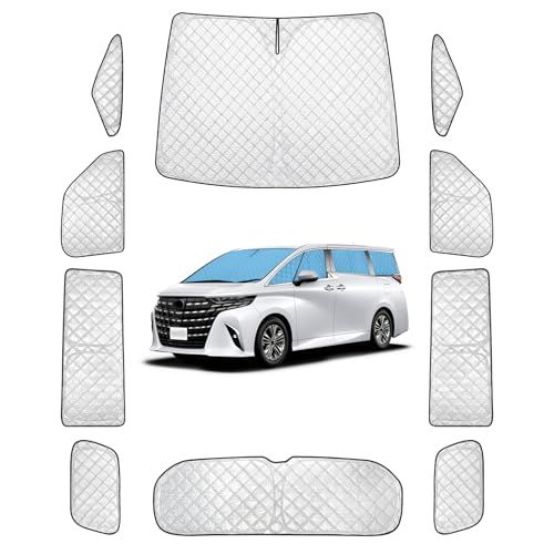 【新品】アルファード 40系 専用サンシェード 全窓対応 UVカット ALPHARD 40 車用 遮光シェード 車窓日よけ 車中泊グッズ はめ込み式 プライバシー確保 車用カーテン 盗難防止アウトドア 仮眠 車内の暑さ対策 カーフィルム カー 18447dbb