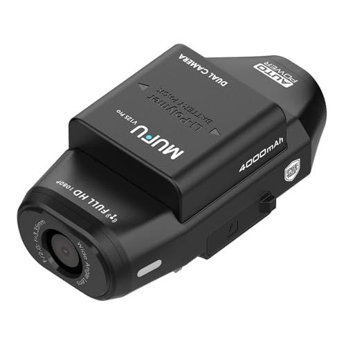 【新品】MAXWIN ドライブレコーダー バイク用 前後2カメラ録画 装着即時録画 ヘルメット バイク 自転車 WiFi 200万画素 フルHD IP66防水防塵 4000mAhバッテリー内蔵 手のひらサイズ スマート感知センサー MUFU 9137a39c