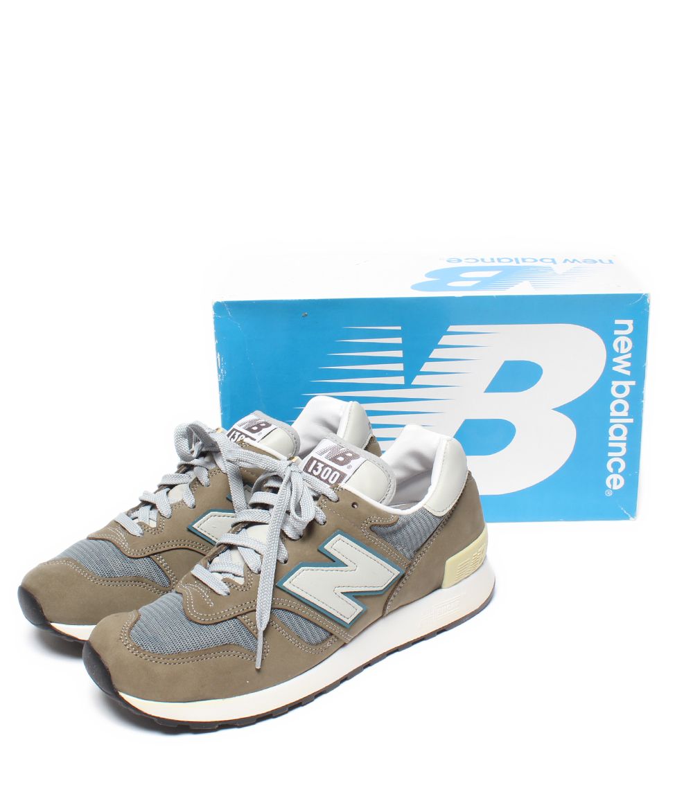 美品 ニューバランス ローカットスニーカー STEELBLUE M1300 JP2 メンズ SIZE 25.5 NEW BALANCE