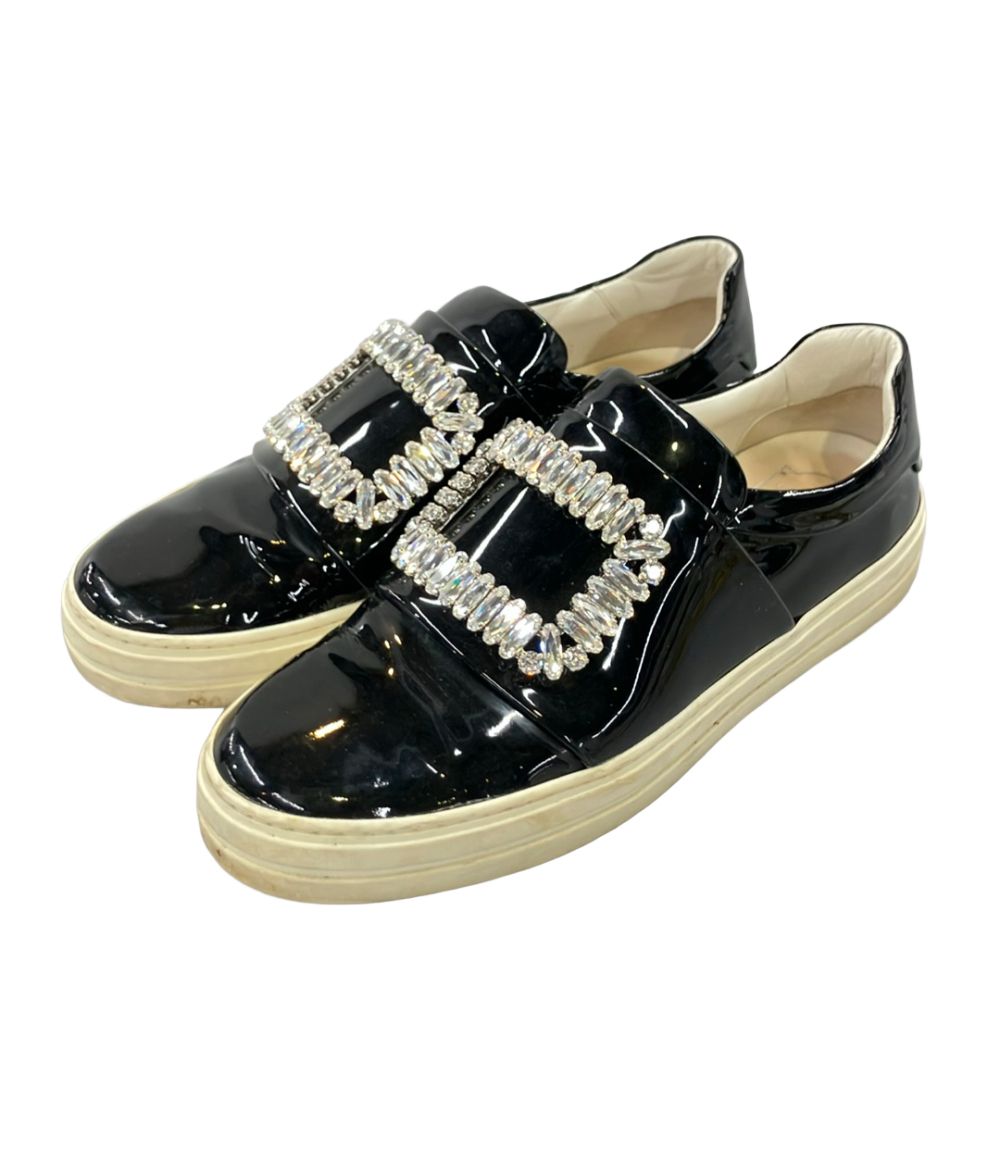 ロジェヴィヴィエ ローカットスニーカー スリッポン ビジュー レディース SIZE 37 (25cm) Roger Vivier