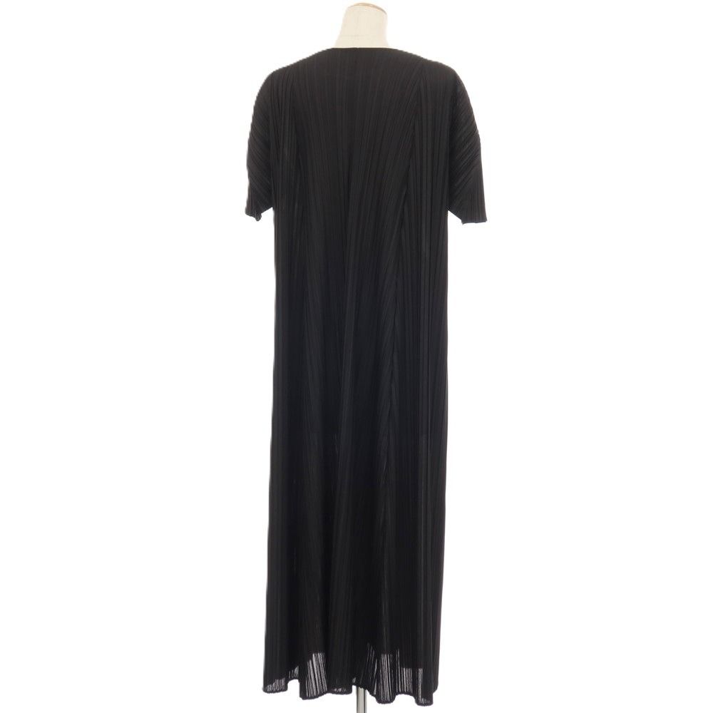 PLEATS PLEASE プリーツ加工ロングワンピース 中古】プリーツプリーズ PLEATS PLEASE 2026年春夏 プリーツ加工 半袖