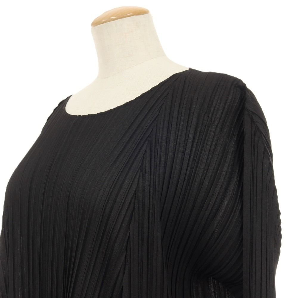 PLEATS PLEASE プリーツ加工ロングワンピース 中古】プリーツプリーズ PLEATS PLEASE 2026年春夏 プリーツ加工 半袖