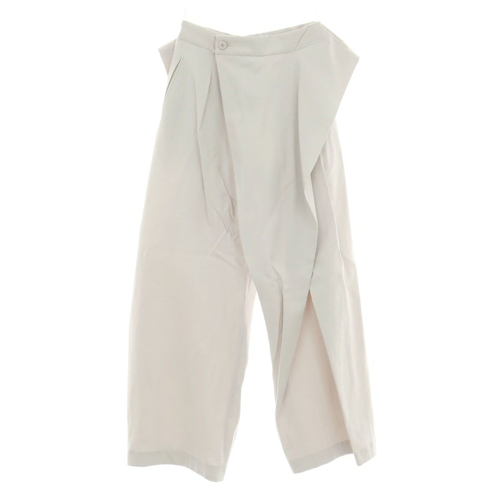 【中古】イッセイミヤケ ISSEY MIYAKE 2026年春夏 パンツ ライトグレー【サイズ表記なし（L位）】【レディース】