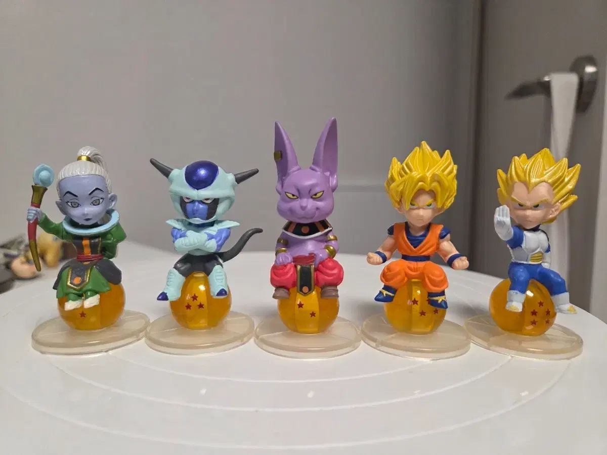 ドラゴンボール SUPER キャラクタ 푸치 フィギュア セット (5種) 箱