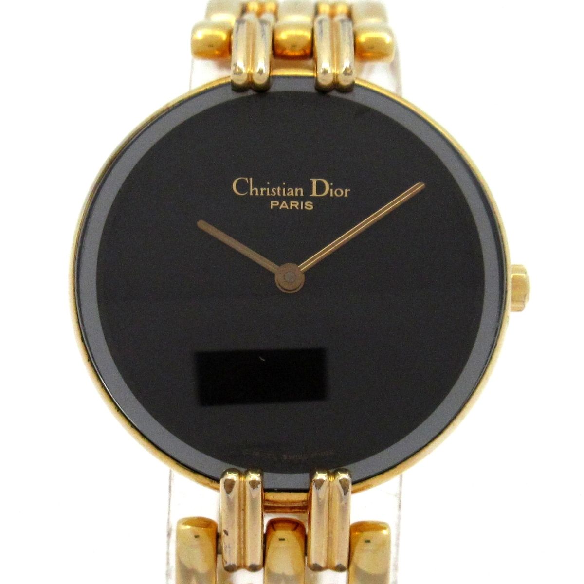 DIOR/ChristianDior(ディオール) 腕時計 バキラ 46 154-3 レディース 黒