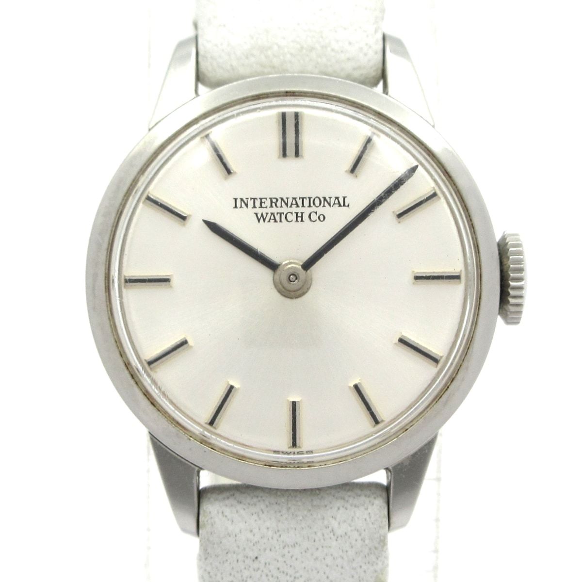 IWC(INTERNATIONAL WATCH CO) 腕時計 インターナショナルウォッチ レディース 社外ベルト シルバー
