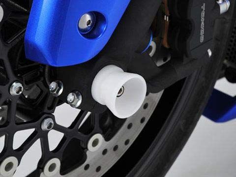 新品 アグラス(AGRAS) フロントアクスルプロテクター ファンネルタイプ アルミ製 シルバー GSX-R1000(12) 344-300-A0S
