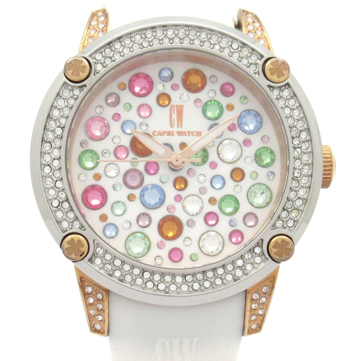 CAPRI WATCH(カプリウォッチ) 腕時計 - 5310 ボーイズ 白×マルチ