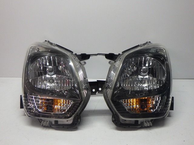 ワゴンR　ヘッドライト　左右　HID　MH34S　100-59270　BD　35120/35320-72M20　コーティング　美品　260611237