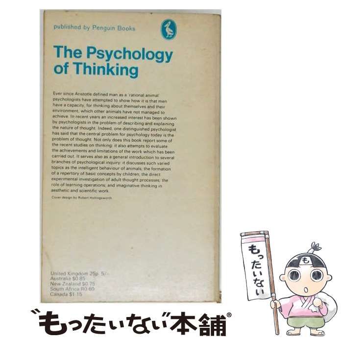 【中古】 The psychology of thinking / /