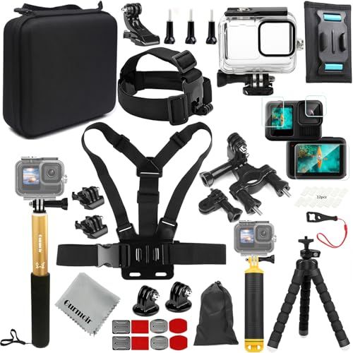 【新品】スポーツカメラアウトドアアクセサリーセット対応 for Gopro Hero 13/Hero 12/Hero 11/ Hero 10/ Hero 9 スポーツカメラ(DT13) 1f742392