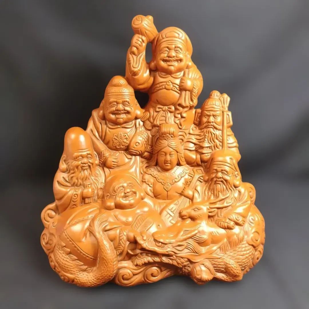 七福神 置物 インテリア 陶器製 高さ約37cm 福 L2335 - メルカリ
