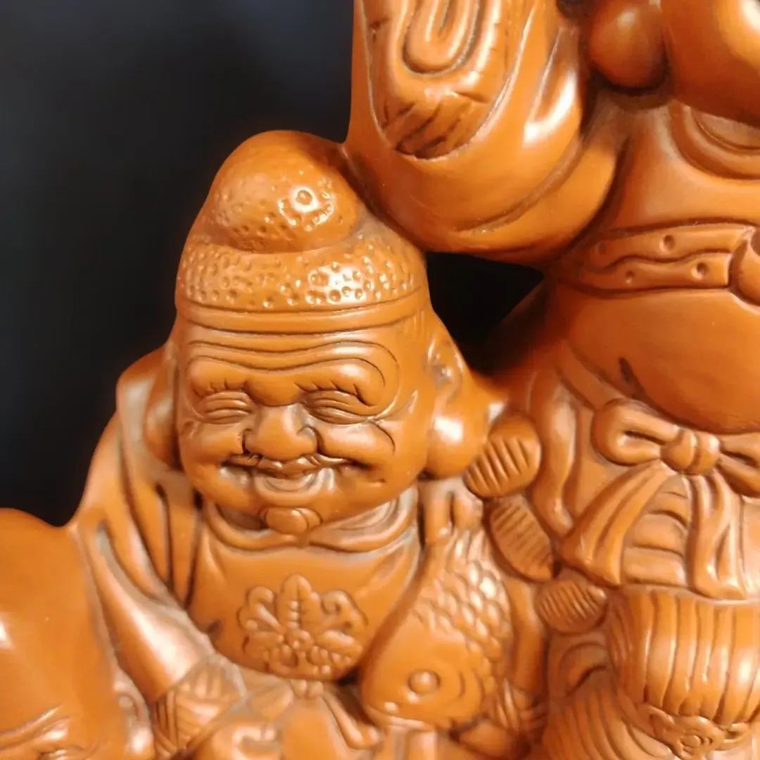 七福神 置物 インテリア 陶器製 高さ約37cm 福 L2335 - メルカリ