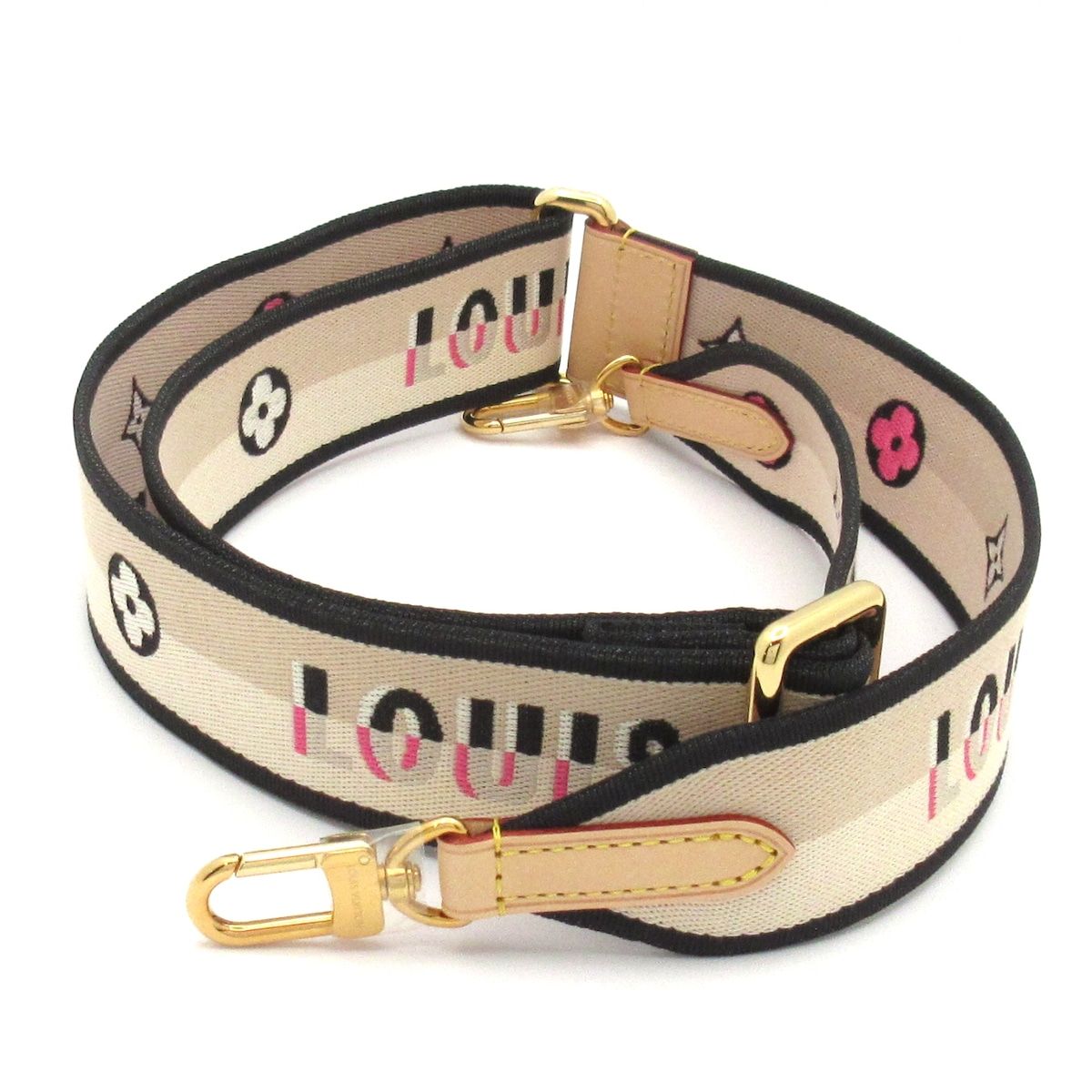 LOUIS VUITTON(ルイヴィトン) ショルダーストラップ美品 - ベージュ
