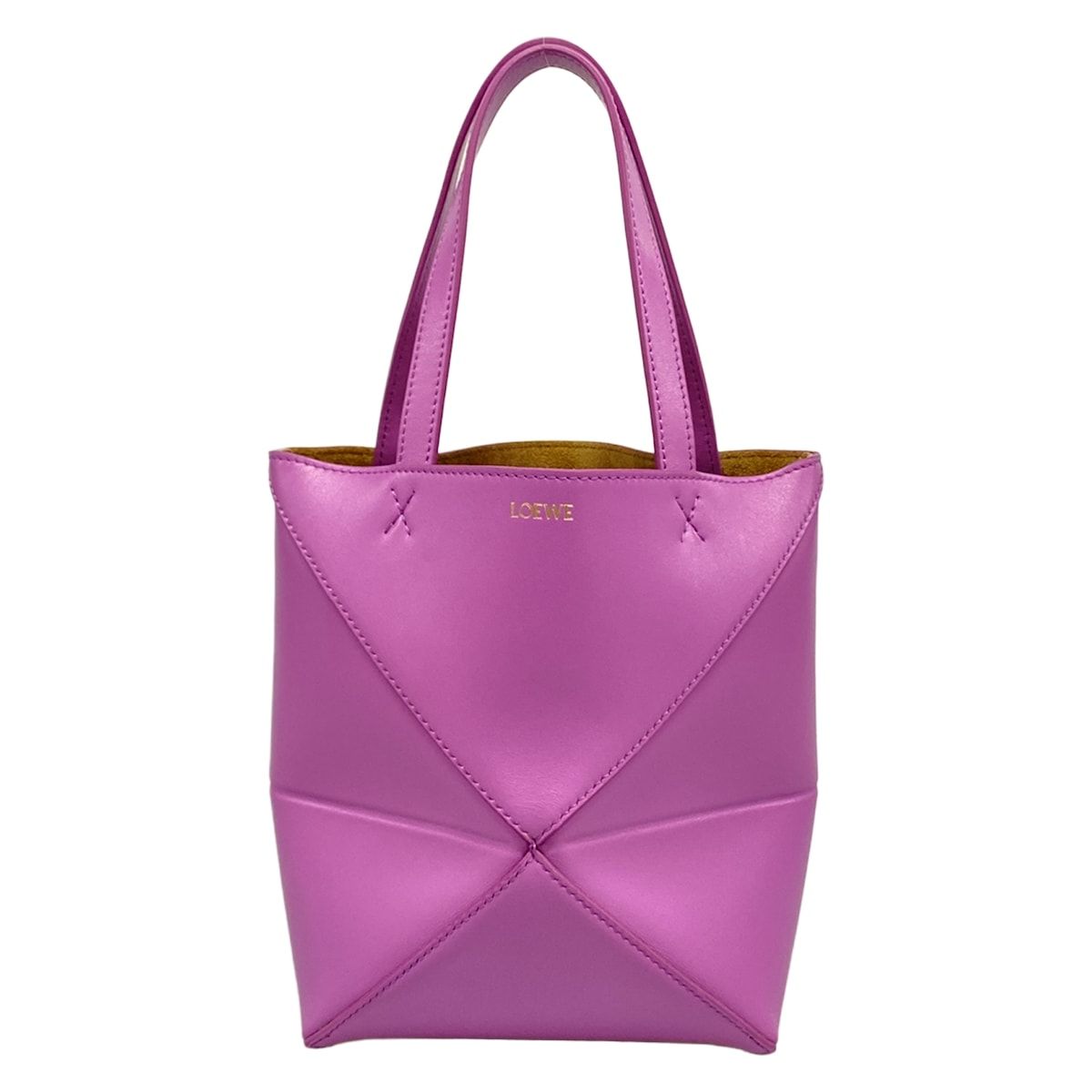 LOEWE(ロエベ) トートバッグ パズルフォルド トート ミニ A657V25X01 ロックローズ(パープル) 日本限定色/折りたたみ