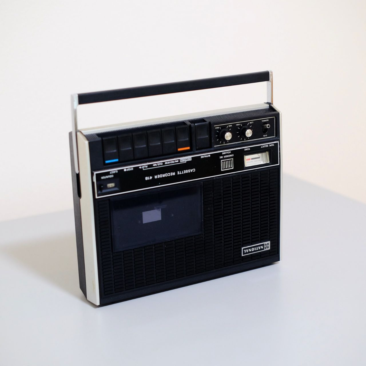 NATIONAL（ナショナル）「RQ-418」 カセットプレーヤー レトロ 昭和レトロ ラジカセ レトロ家電 ヴィンテージオーディオ