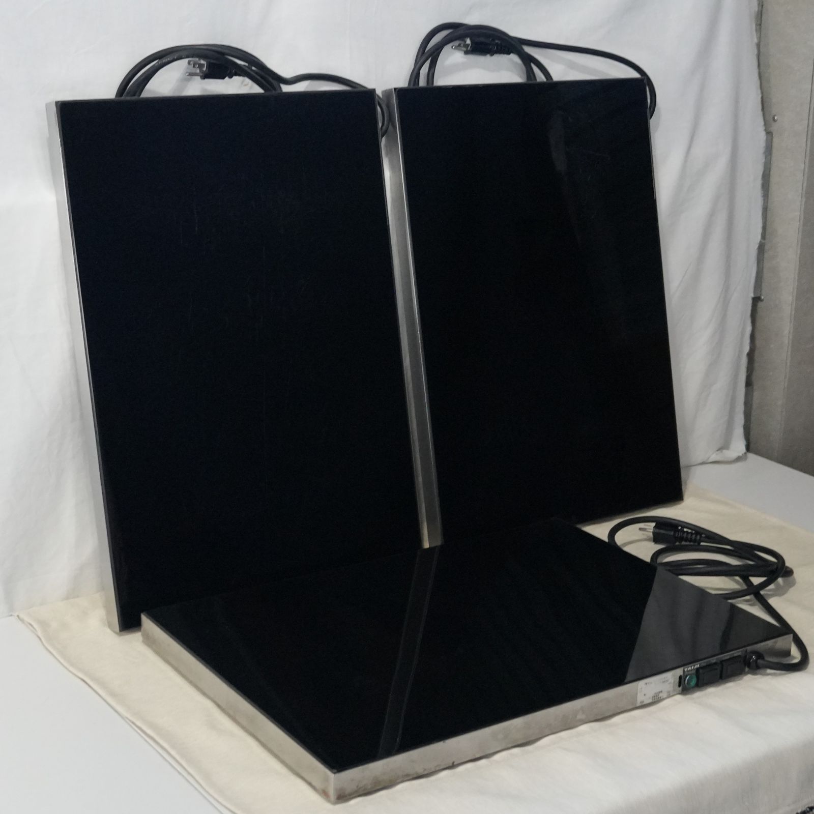 [IM] 動作確認済 TAIJI タイジ プレートヒーター PH-640G ３枚セット 業務用 保温プレート 厨房機器 フードウォーマー ビュッフェ ホテル朝食 ケータリング イベント出店 現状品