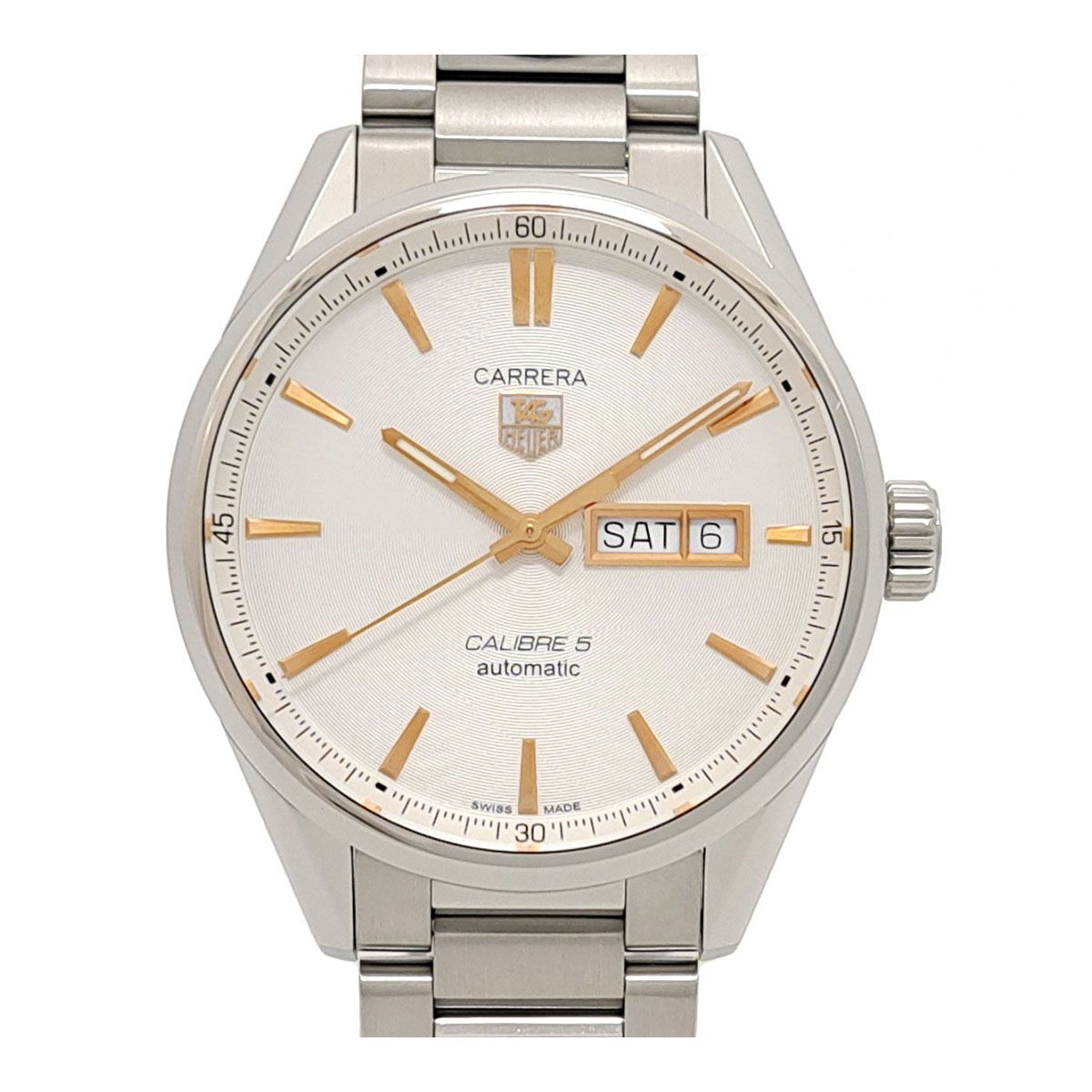 タグホイヤー カレラ デイデイト WAR201D.BA0723 自動巻き ステンレススティール メンズ TAG HEUER【中古】 【時計】