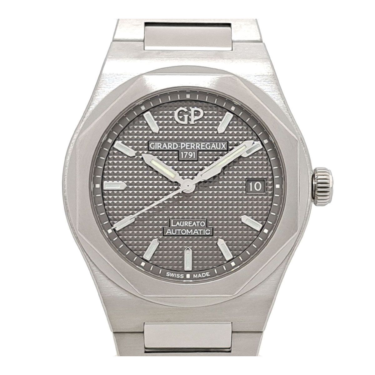 ジラールペルゴ ロレアート 38mm 81005 自動巻き ステンレススティール メンズ GIRARD-PERREGAUX【中古】 【時計】