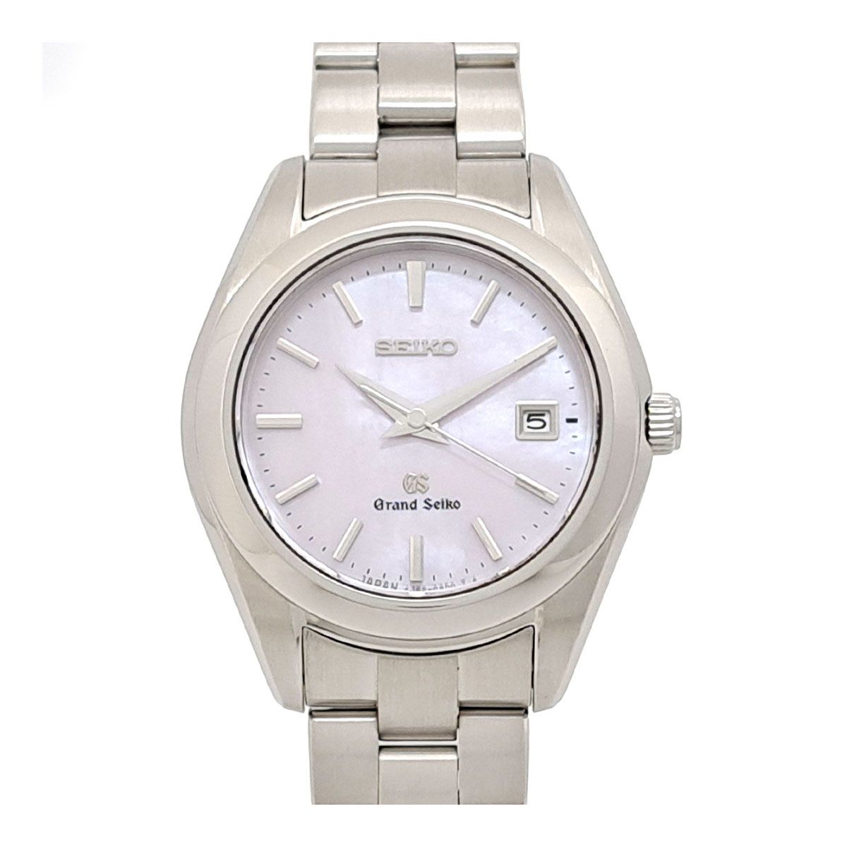 セイコー グランドセイコー ピンクシェルダイヤル STGF067 クオーツ ステンレススティール レディース SEIKO【中古】 【時計】