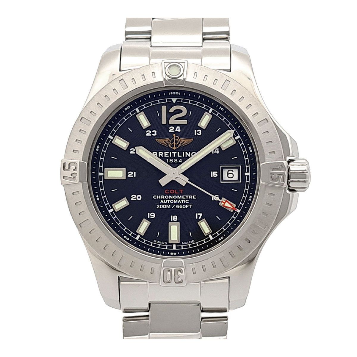 ブライトリング コルト Overhauled A17313 自動巻き ステンレススティール メンズ BREITLING【中古】 【時計】