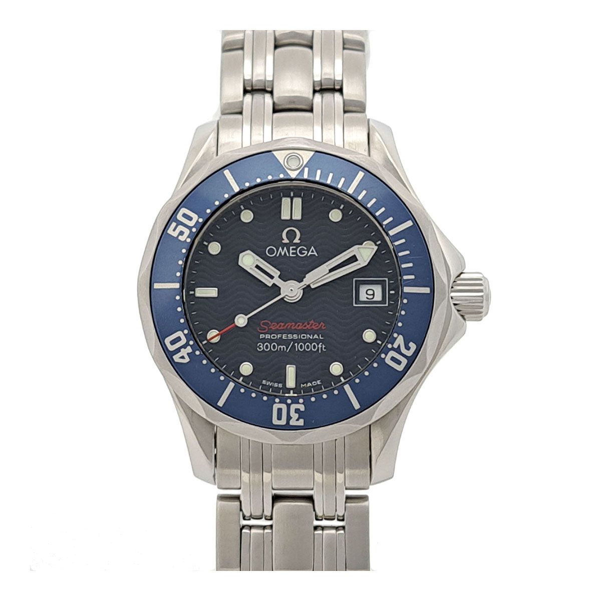 オメガ シーマスター300M 2224.80 クオーツ ステンレススティール レディース OMEGA【中古】 【時計】