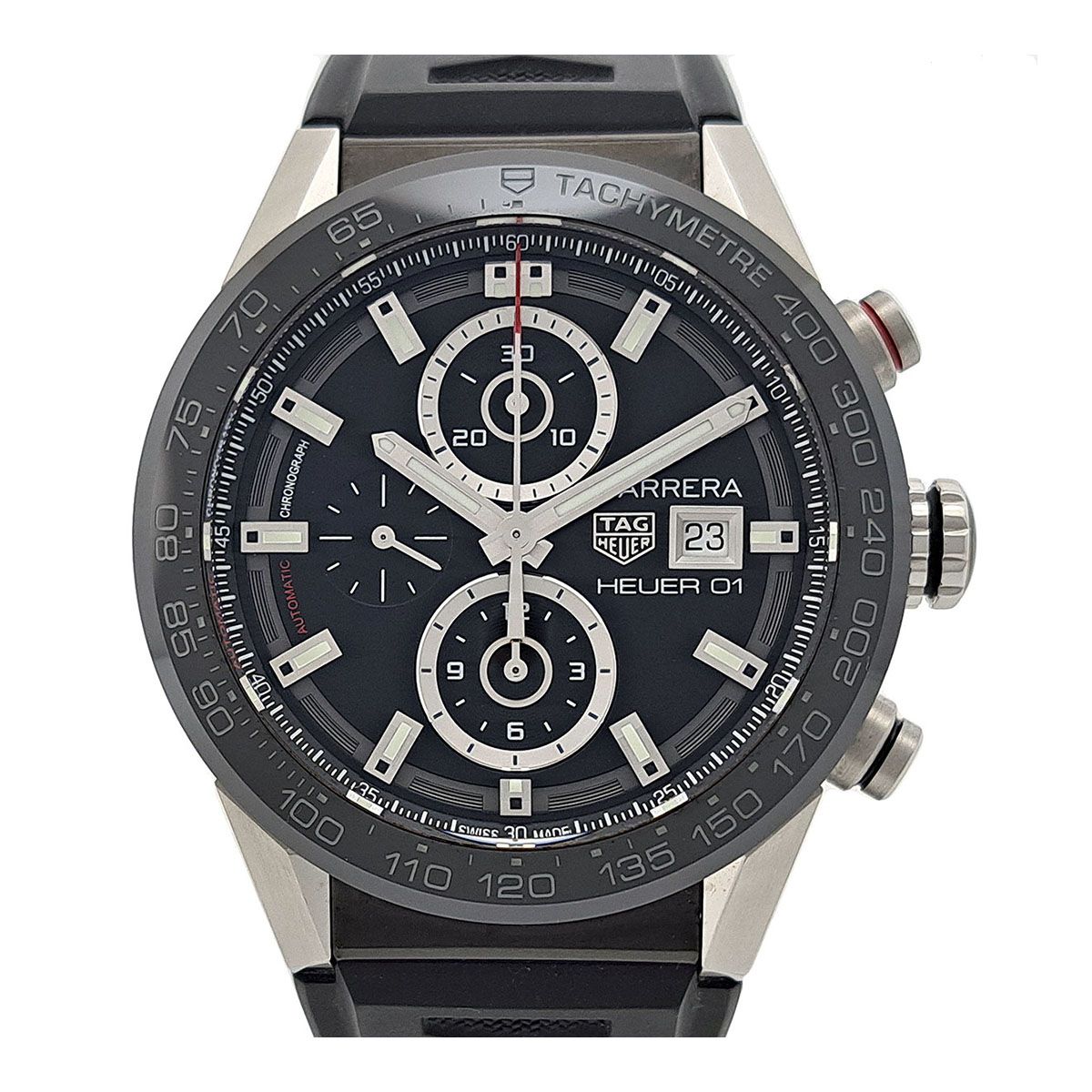 タグホイヤー カレラ クロノグラフ キャリバー ホイヤー01 CAR201Z-0 自動巻き ステンレススティール メンズ TAG HEUER【中古】 【時計】