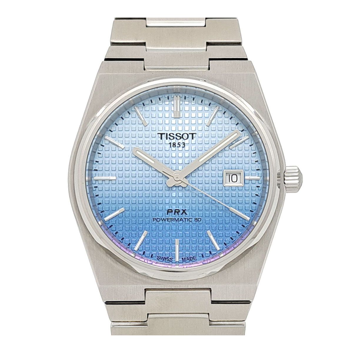 ティソ PRX ブルーグラデーション T137.407.11.351.01 自動巻き ステンレススティール メンズ TISSOT【中古】 【時計】