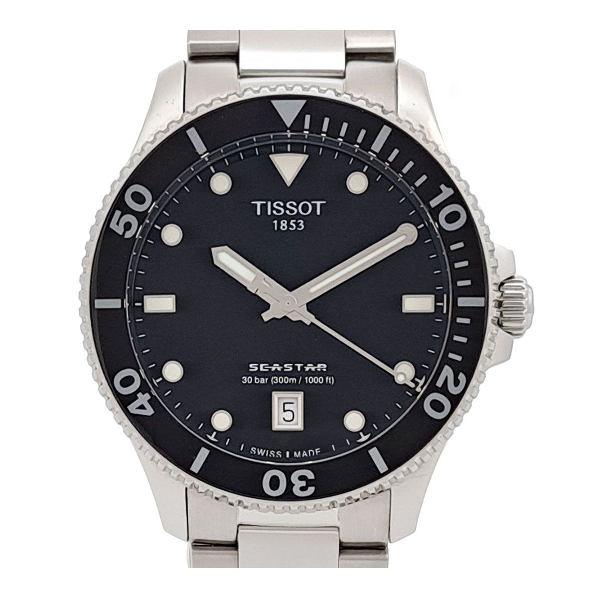 ティソ シースター 1000 T120410A クオーツ ステンレススティール メンズ TISSOT【中古】 【時計】