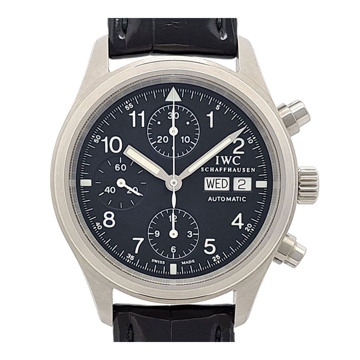 IWC パイロット メカニカル フリーガー クロノグラフ IW370603 自動巻き ステンレススティール メンズ IWC【中古】 【時計】