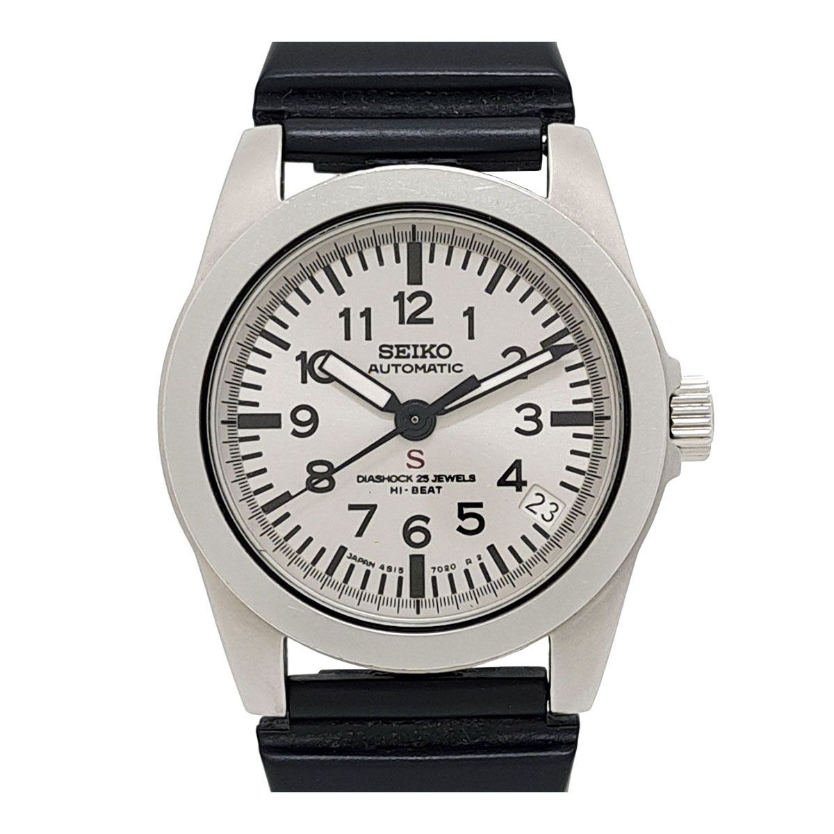 セイコー SUS メカサス ハイビート 4S15-7020 自動巻き ステンレススティール メンズ ボーイズ SEIKO【中古】 【時計】