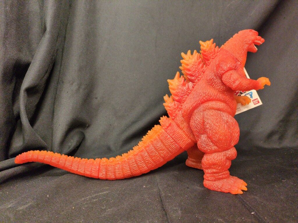 バンダイ 完全限定 劇場オリジナル バーニングゴジラ ソフビ VSデストロイア バンダイ ゴジラvsデストロイア バーニングゴジラ 劇場オリジナル完全