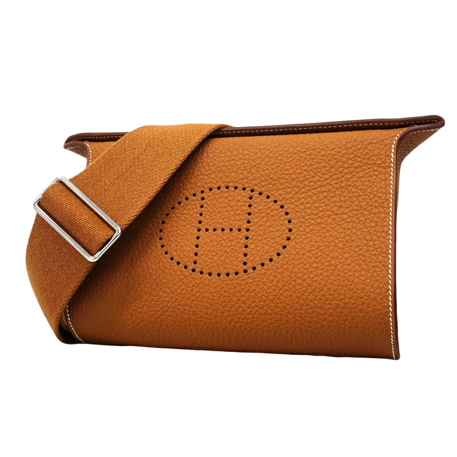 エルメス(Hermes) エルメス ショルダーバッグ ヴィドポッシュ トゴ ゴールド B刻印レディース