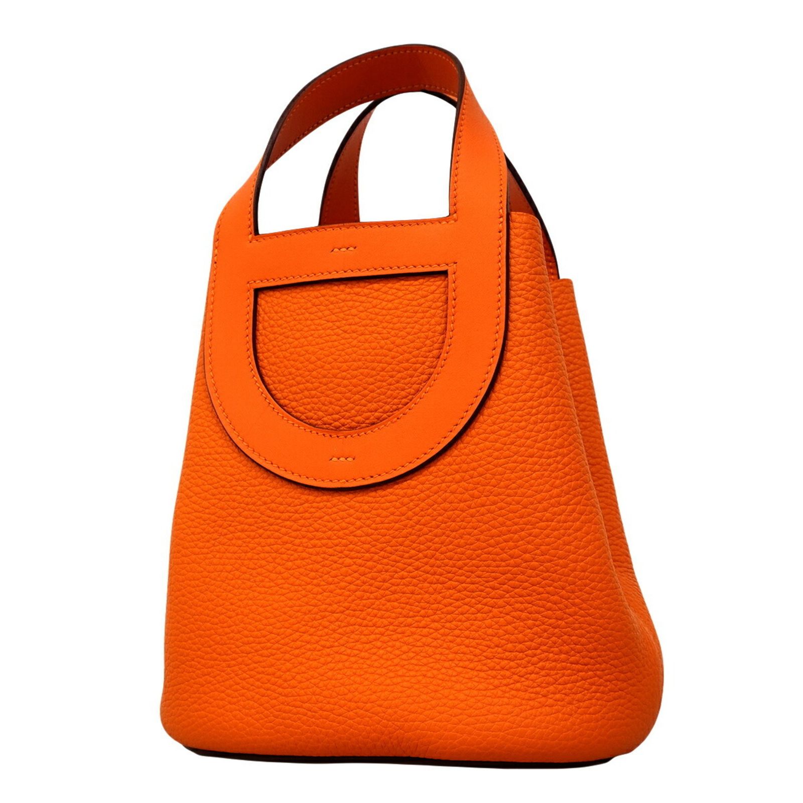 エルメス(Hermes) エルメス ハンドバッグ インザループ18 トリヨンクレマンス オレンジ U刻印レディース