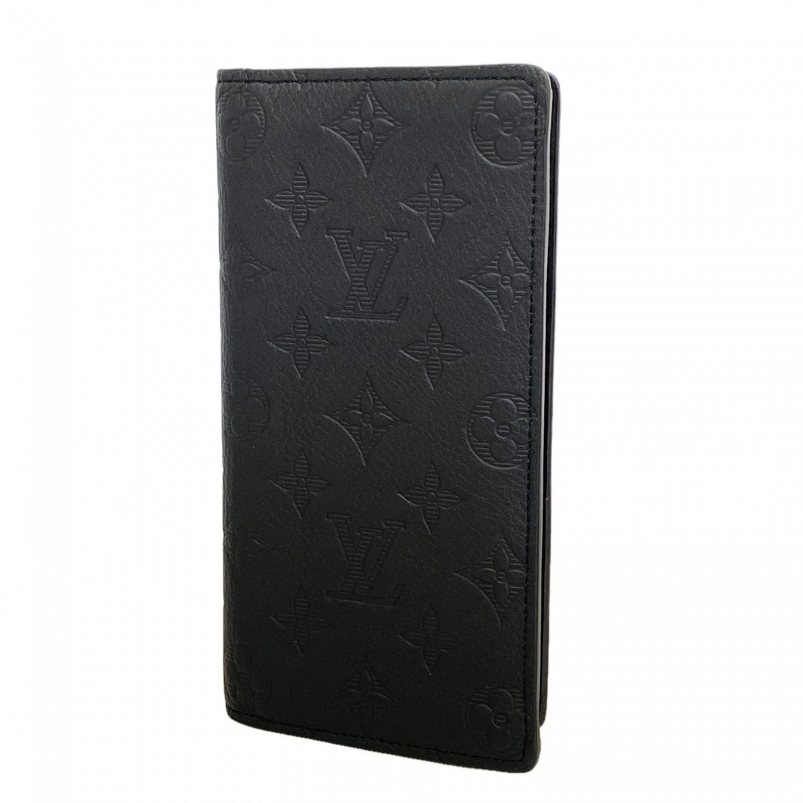 ルイ・ヴィトン(Louis Vuitton) ルイ・ヴィトン 長財布 モノグラム・シャドウ ポルトフォイユブラザ M62900 ブラックメンズ