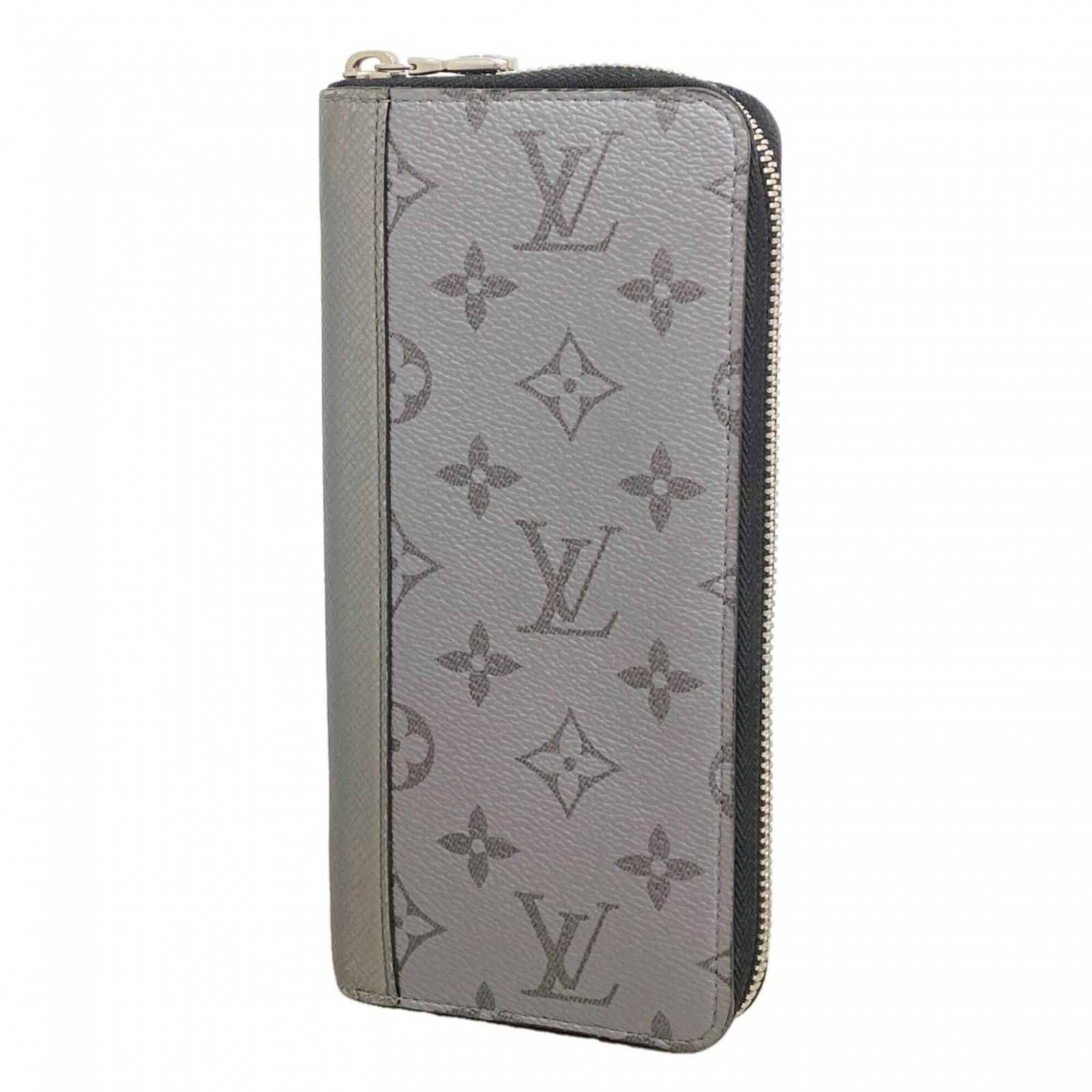 ルイ・ヴィトン(Louis Vuitton) ルイ・ヴィトン 長財布 タイガラマ ジッピーウォレットヴェルティカル M30841 シルバーメンズ