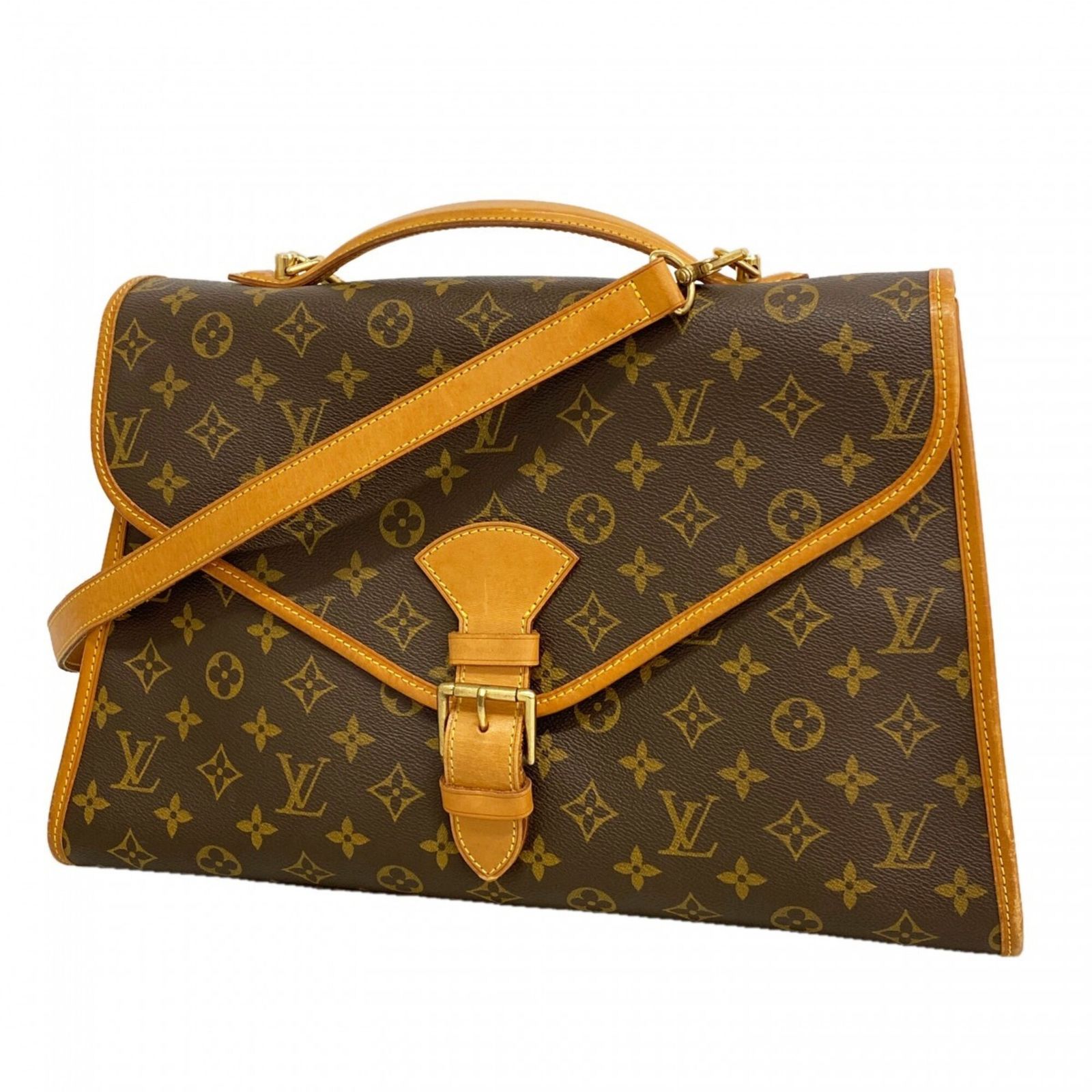 ルイ・ヴィトン(Louis Vuitton) ルイ・ヴィトン ハンドバッグ モノグラム ビバリー M51120 ブラウン 2wayバッグレディース