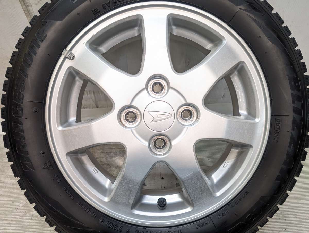 155/65R14 ブリヂストン ブリザック VRX2 ダイハツ純正 14x4.5 45 100