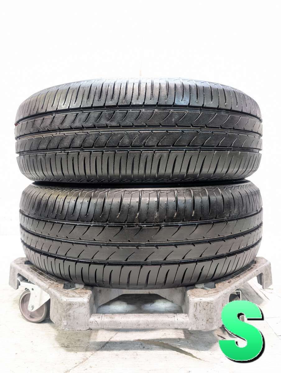 185/60R16 トーヨータイヤ ナノエナジー3プラス 中古タイヤ サマータイヤ 2本セット s16260603057