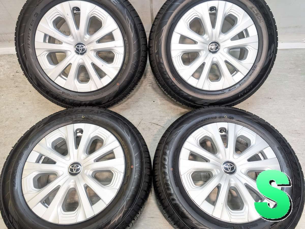 195/65R15 ダンロップ エナセーブ EC204 トヨタ純正 15x6.5 40 100-5穴 中古タイヤ サマータイヤ ホイールセット 4本セット s15260524016
