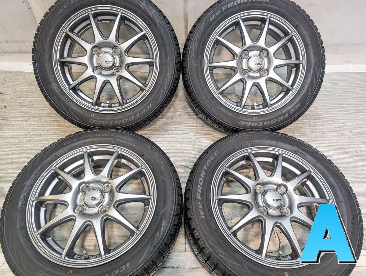 軽 軽自動車 等 SPORT ABELIA 4.5-14+45 4H100 2020年製 アイス 
